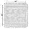 Deerlux 16" Handwoven Cotton & Silk Throw Pillow Cover with Embossed Zig Zag with Filler, Blue & Beige QI004299.ZZ.K - alternate 6
